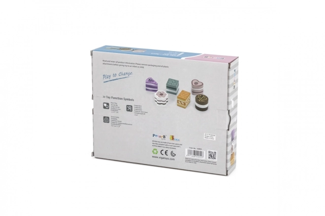 Gâteaux en bois 6 pcs
