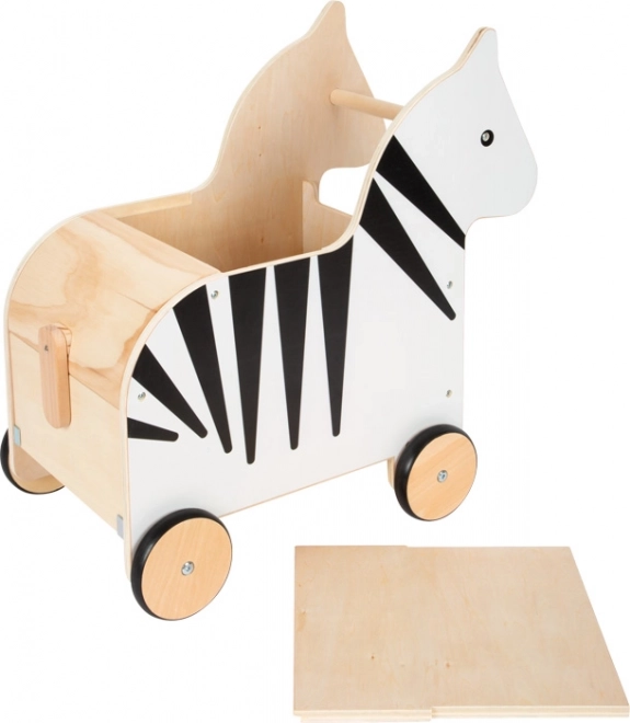 Boîte de rangement pour jouets Small foot «Zèbre Wildlife»