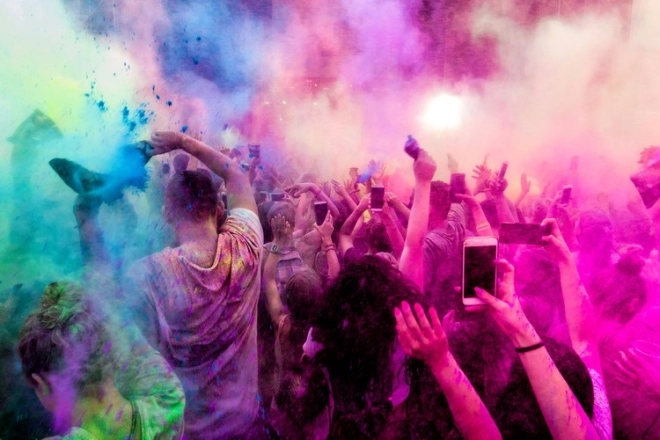 Poudre de couleur Holi - 10 x 100 g