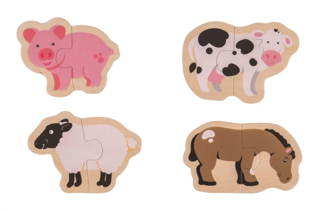 Bigjigs Toys Puzzle facile Animaux de la ferme
