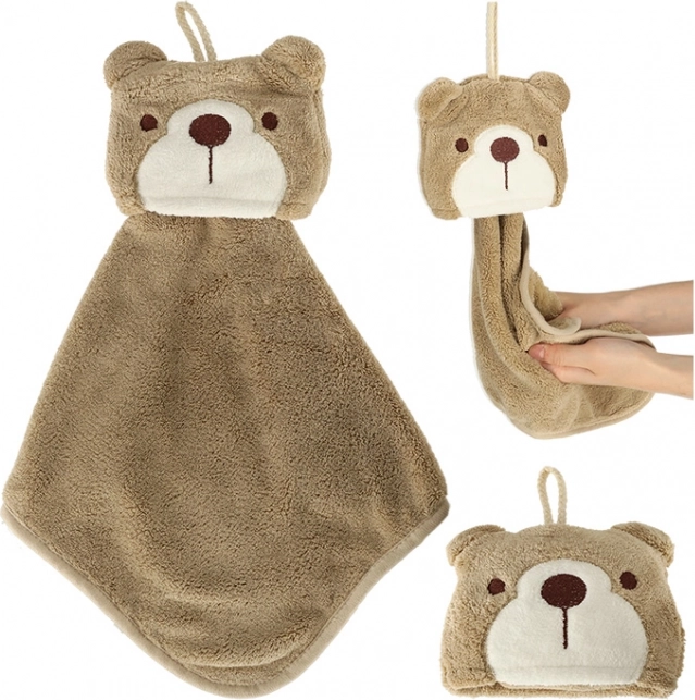 Serviette pour enfants avec motif ours 42 x 25 cm
