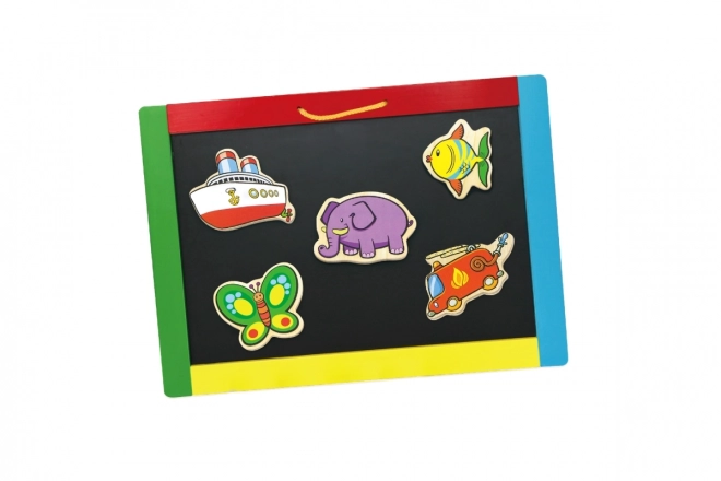 Aimants en bois pour enfants Animaux - ensemble de 20 pcs