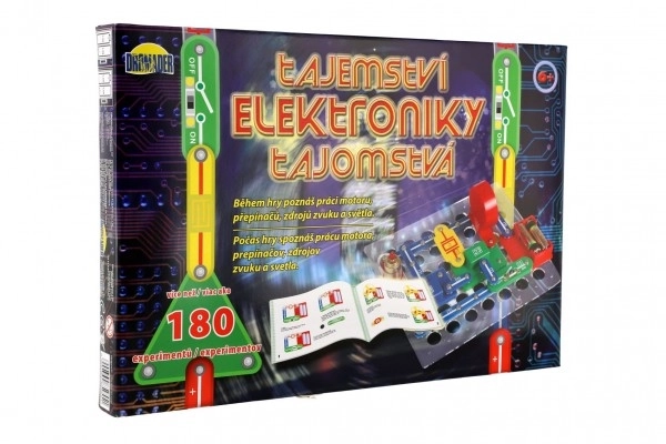 Le mystère de l'électronique 180 expériences sur piles dans une boîte de 42x28,5x4cm à partir de 6 ans