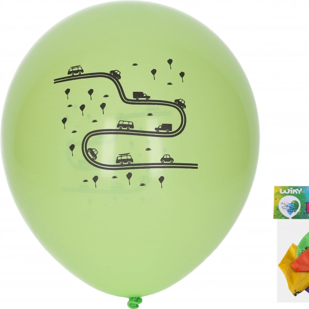Ballons gonflables 30 cm – transport, lot de 5 pièces