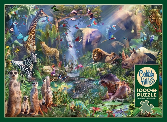 COBBLE HILL Puzzle de la jungle 1000 pièces