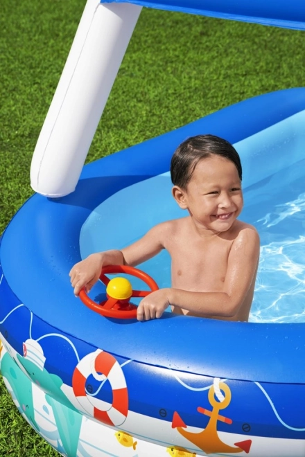 Bestway piscine avec toit et volant