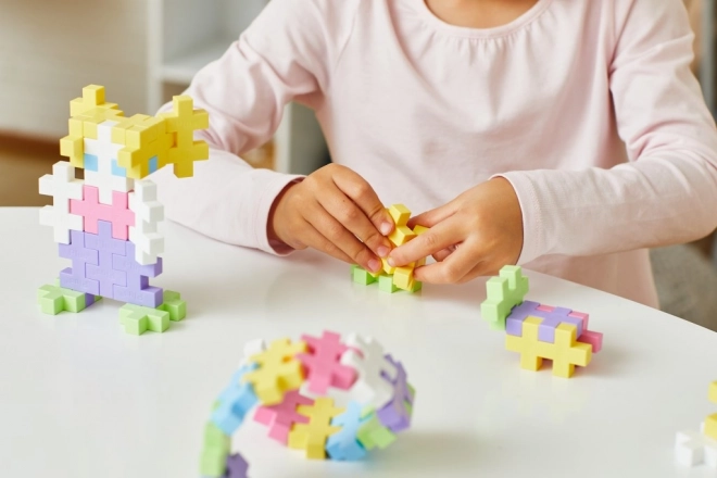 Kit de construction créatif Plus-Plus BIG Pastel pour enfants