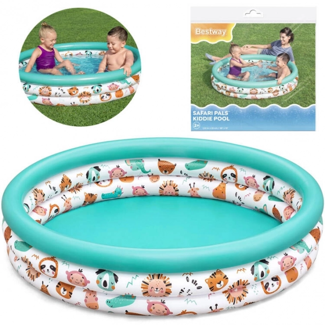 Bestway piscine gonflable enfants Safari animaux