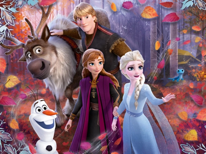 Puzzle de sol La Reine des neiges 2 Clementoni 40 pièces