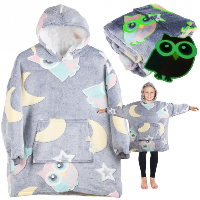 Sweat à capuche pour enfant chaud et lumineux