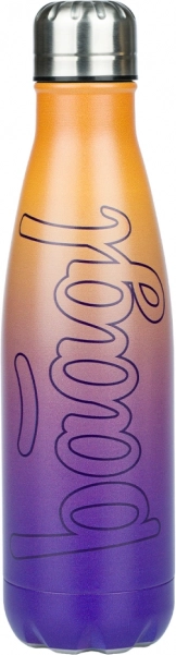 Bouteille isotherme jaune-violet 500 ml