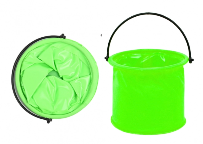 Seau multifonction pliable PVC vert