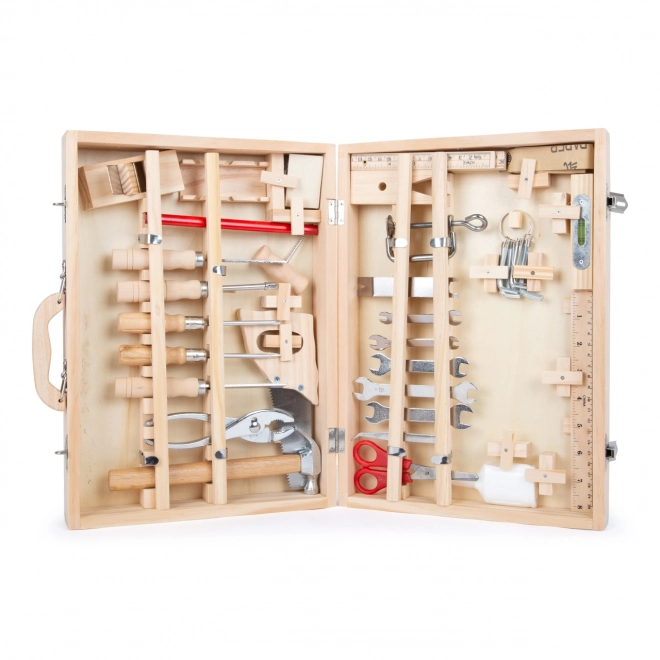 Petit Pied Mallette à Outils en Bois Deluxe