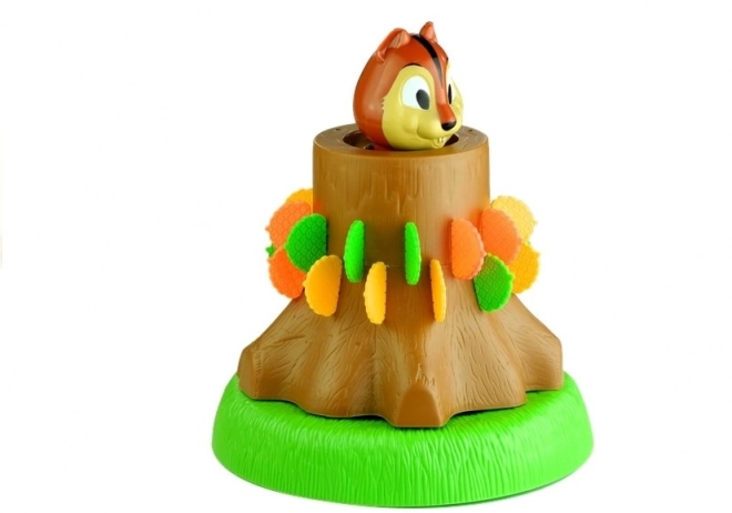 Jeu sauté avec les écureuils