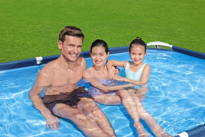 DeluxeJr Steel Pro Rack Piscine 259x170x61 BESTWAY pour le jardin