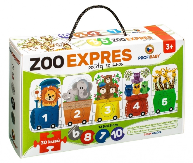 Puzzle ZOO Expres - Comptez Avec Moi 30 Pièces