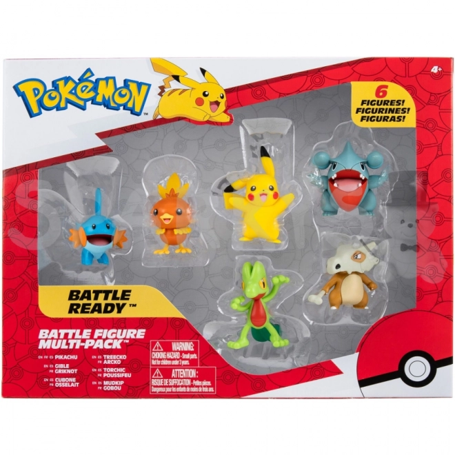 Set de Pokemon - 6 figurines