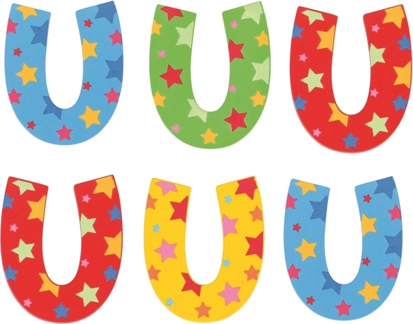 Bigjigs Toys Lettre en bois étoilée U