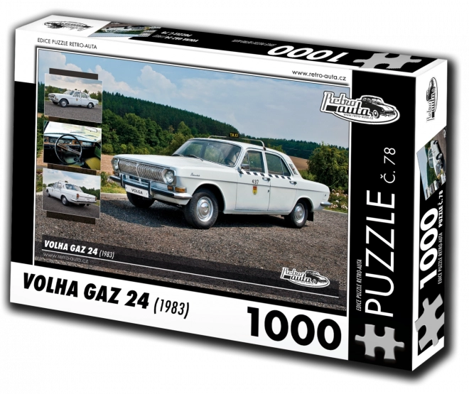 Puzzle Rétro-voitures Volga GAZ 24 (1983) – 1000 pièces
