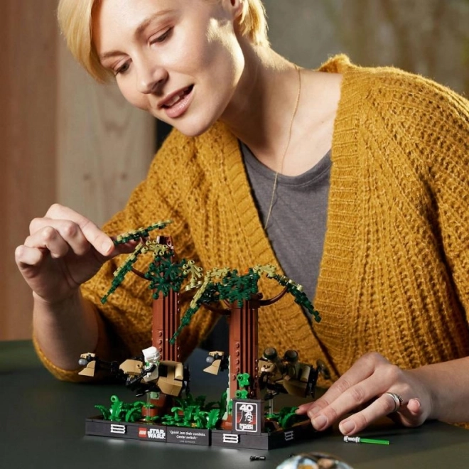 LEGO® Star Wars™ 75353 Chasse à Speeder sur la planète Endor™ – diorama