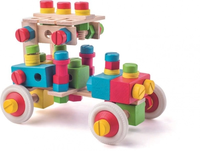 Constructeur - Jeu de construction en seau - 140 pièces