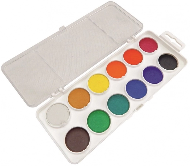 Aquarelles KOH‑I‑NOOR 12 couleurs Ø 30 mm