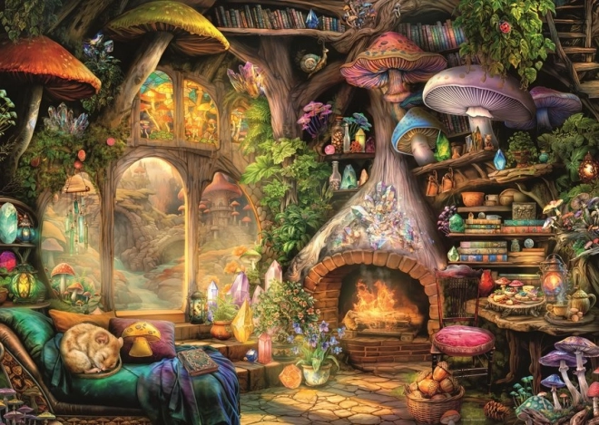 Puzzle Ravensburger Champignon Maison 1000 pièces