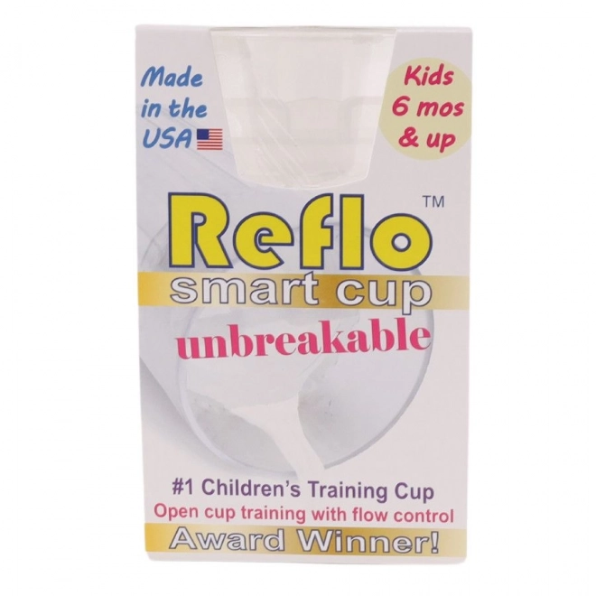 Reflo NOVÝ NESLÉHAVÝ gobelet d'entraînement pour enfants transparent