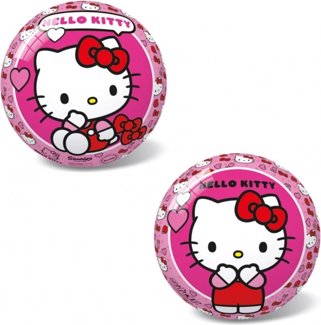 Balle Hello Kitty rose 23 cm