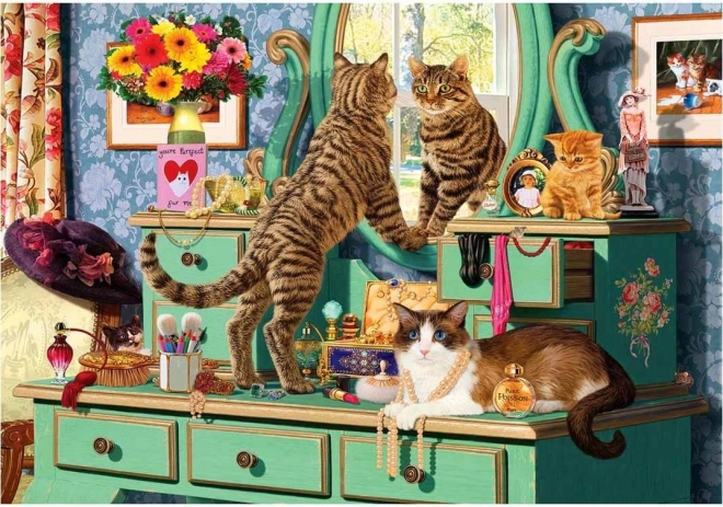 Puzzle ANATOLIAN coiffeuse pour chats 260 pièces