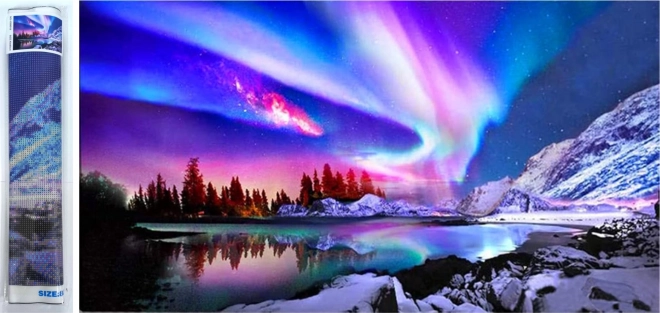 Peinture Diamant Nuit Colorée 80x40 cm