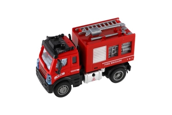 Voiture de pompier à rétro-friction