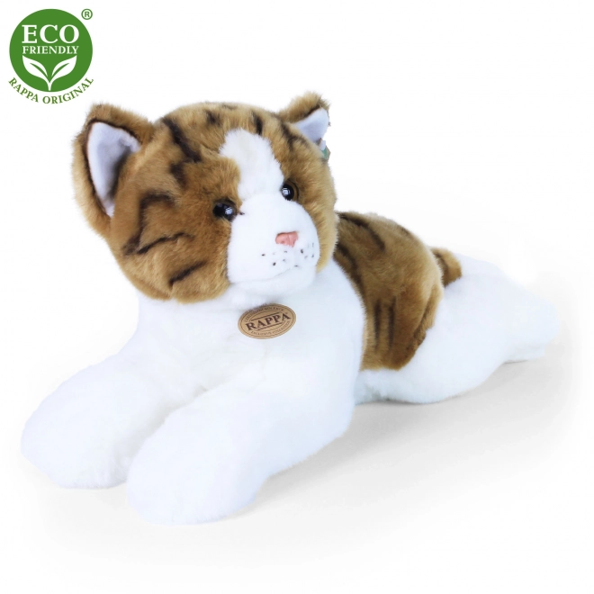 Chat en peluche couché 50 cm ÉCO-RESPONSABLE