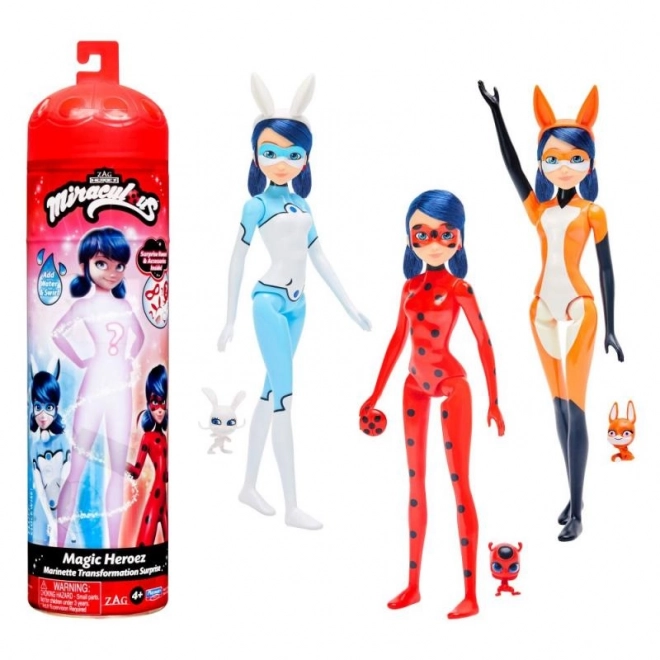Miraculous : Coccinelle et Chat Noir, Marinette se transformant, poupée