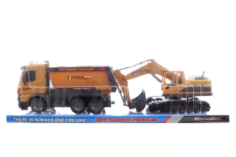 Benne à volant d'inertie avec pelleteuse