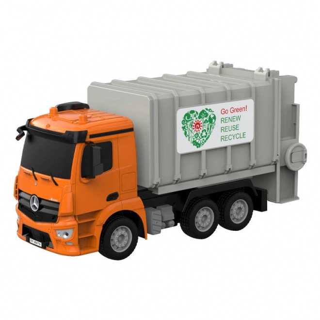 RC camion-benne télécommandé 1:26 Double Eagle (orange) Mercedes-Benz Antos E676-003