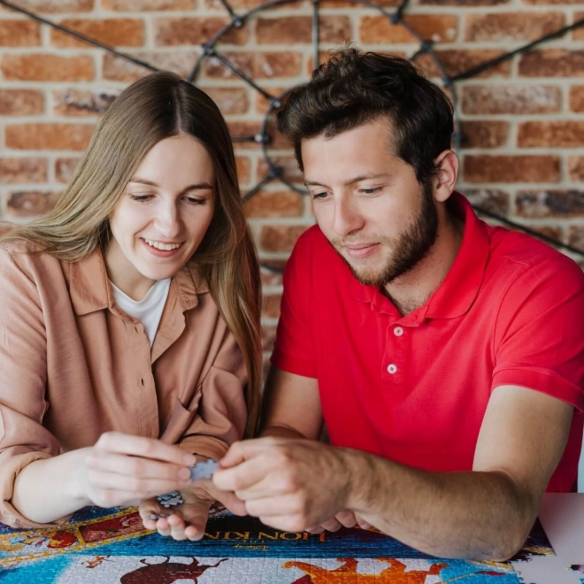 Puzzle Premium Plus Momenta Iconiques : Le Roi Lion 1000 pièces