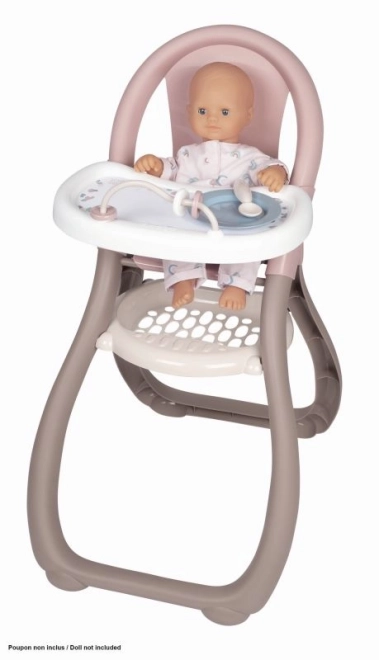 Chaise haute beige pour poupées BN