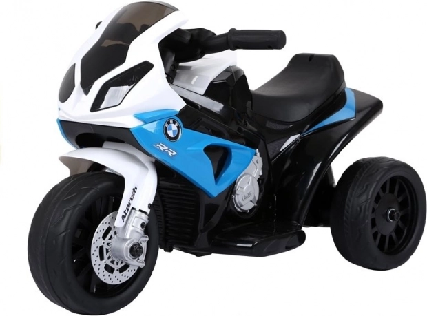 Moto à batterie BMW S1000RR trois-roues bleu
