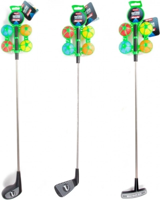 Set de golf pour enfants – club et balles (assortiment de couleurs)