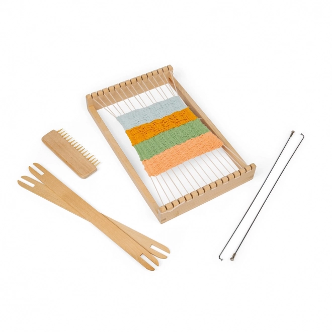 Métier à tisser en bois pour enfants créatifs