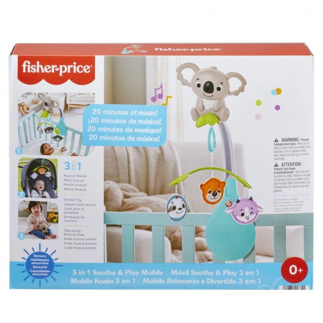 Mobile au-dessus du berceau Koala Fisher Price
