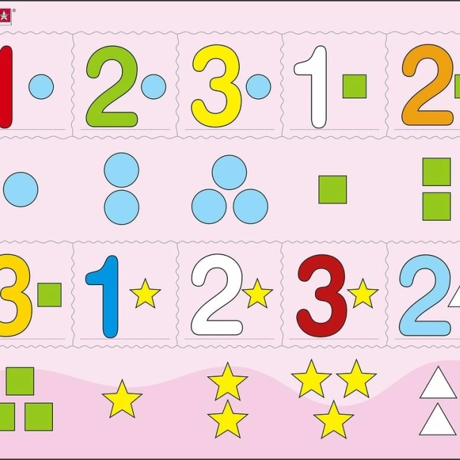 Puzzle éducatif Compter jusqu’à Trois 10 pièces