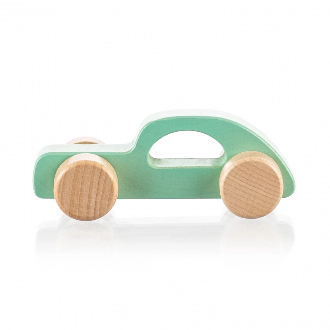 Voiture de sport en bois, Menthe