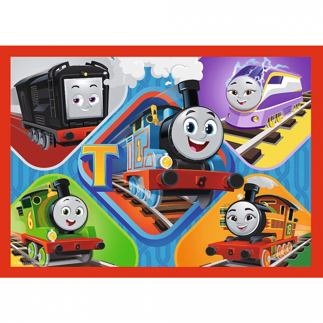 Puzzle 4v1 Courageux Thomas, Thomas et ses amis