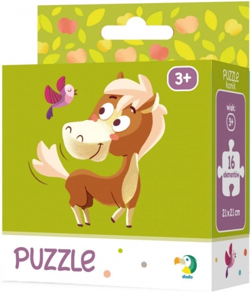 Puzzle DODO petit cheval, 16 pièces