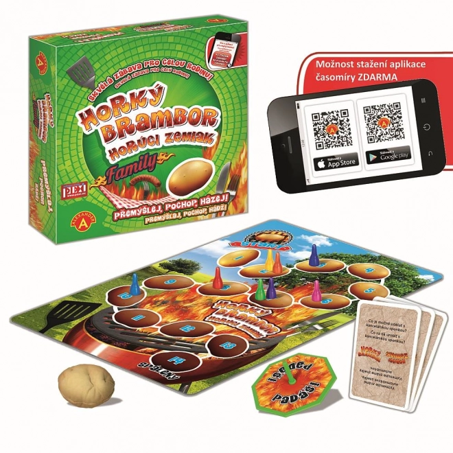 Patate chaude FAMILY jeu de société dans une boîte 25x25x6cm