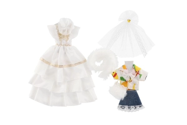 Vêtements avec accessoires pour poupées 2 pièces