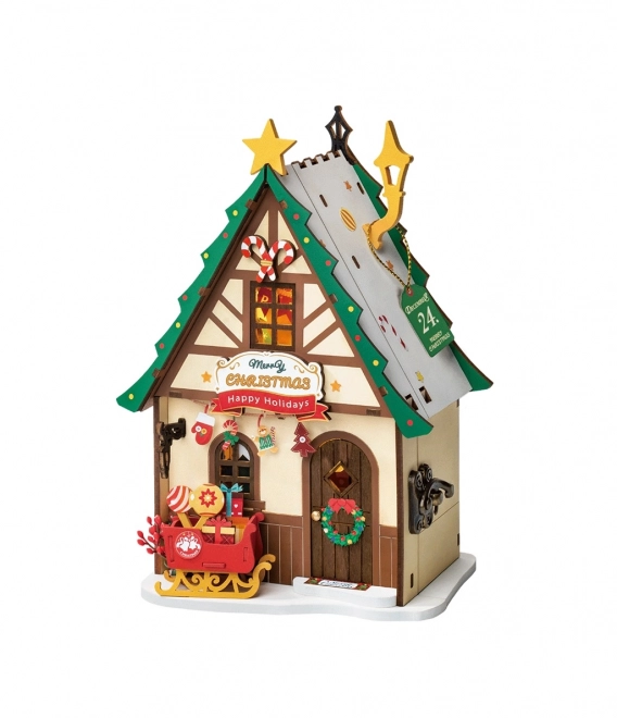 Miniature de la maison lumineuse de Noël