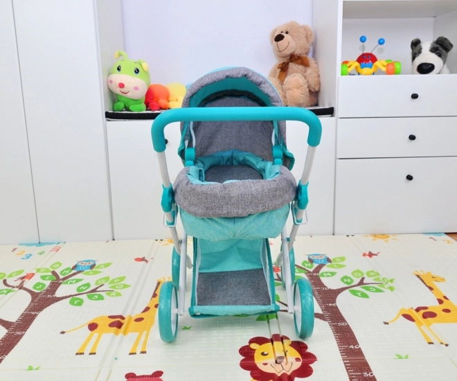 Poussette pour poupées Alice Prestige menthe